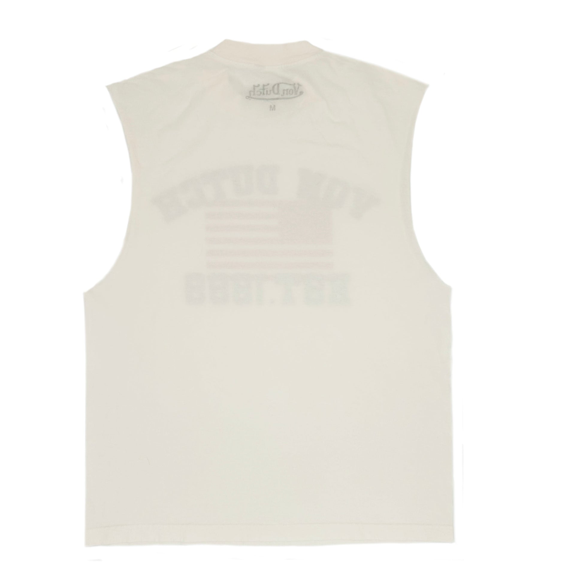 White Von Dutch USA Sleeveless Tee