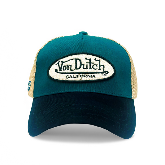 Teal & Black Terry Logo Classic Trucker Hat