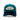 Von Dutch Teal and Black Terry Logo Classic Trucker Hat
