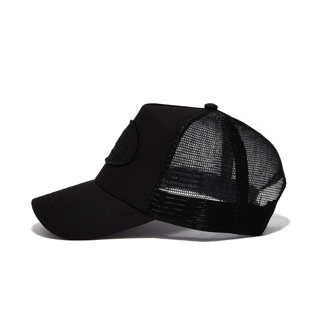 Triple Black Trucker Hat