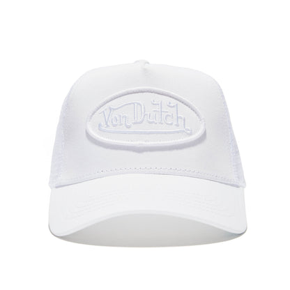 Triple White Trucker Hat