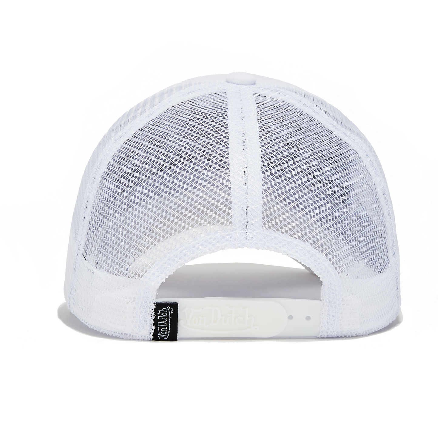 Triple White Velvet Trucker Hat