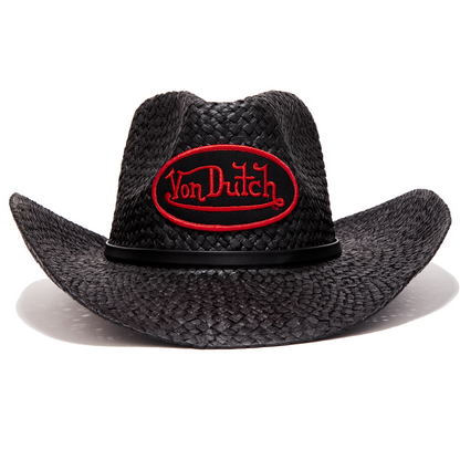 Black and Red Von Dutch Classic Cowboy Hat