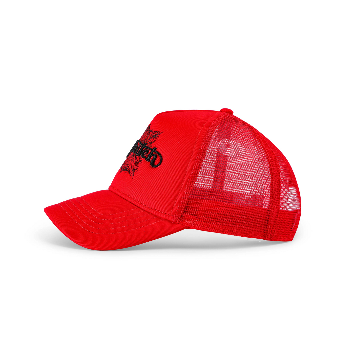 Foam Chopper Trucker Hat - Red & Black