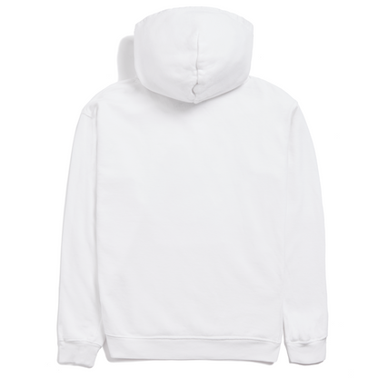 Von Dutch White French Terry Washed Logo Hoodie