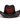 Black and Orange Von Dutch Classic Cowboy Hat