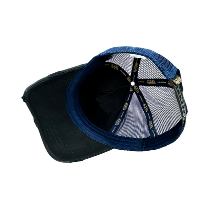 Green Von Dutch Co. CREW Distressed Trucker Hat