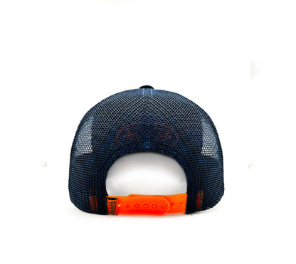 Trucker Hat - Sublimation Navy / Orange
