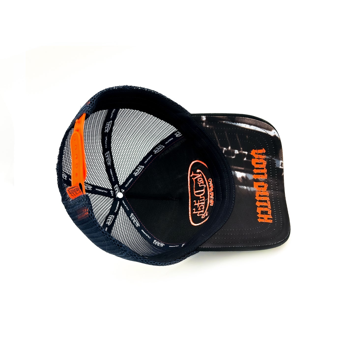 Trucker Hat - Sublimation Navy / Orange