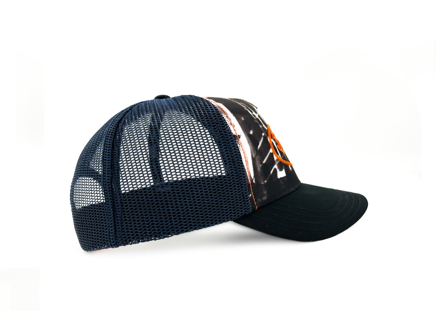 Trucker Hat - Sublimation Navy / Orange