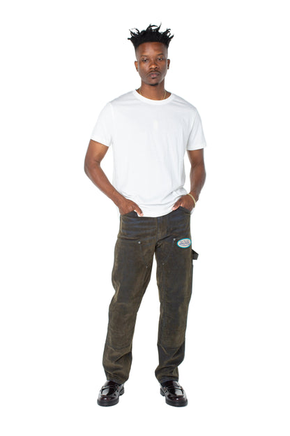 Von Dutch Men's Blue Whisper The Wheels Double Knee