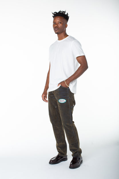 Von Dutch Men's Blue Whisper The Wheels Double Knee