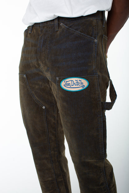 Von Dutch Men's Blue Whisper The Wheels Double Knee