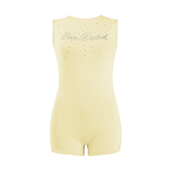 Women's Sleeveless One Piece - Yellow