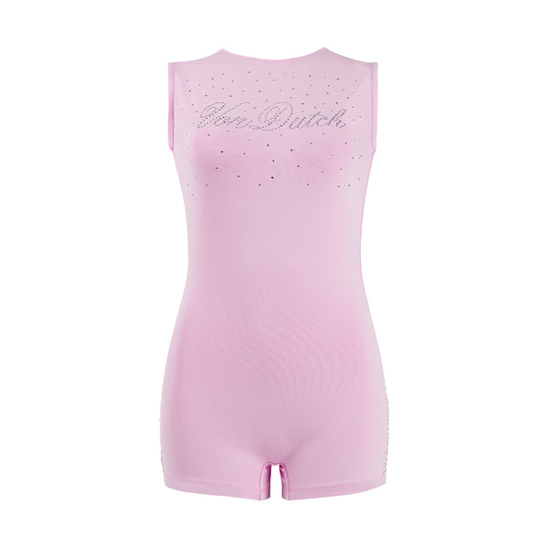 Women's Sleeveless One Piece - Pink