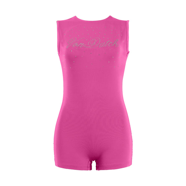 Women's Sleeveless One Piece - Hot Pink