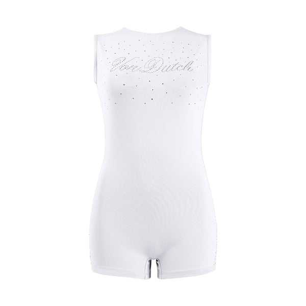 Women's Sleeveless One Piece - White