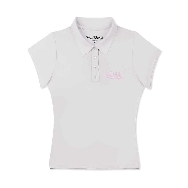 Women's Active Polo Shirt - Grey