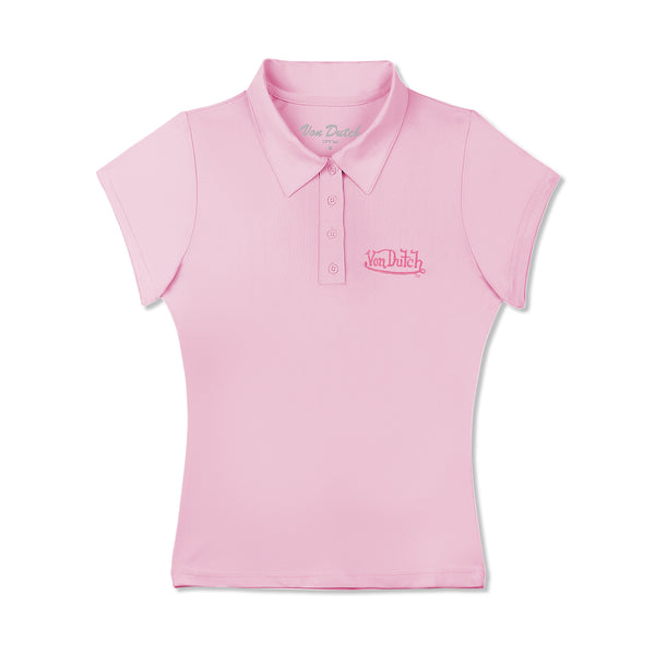 Women's Active Polo Shirt - Pink