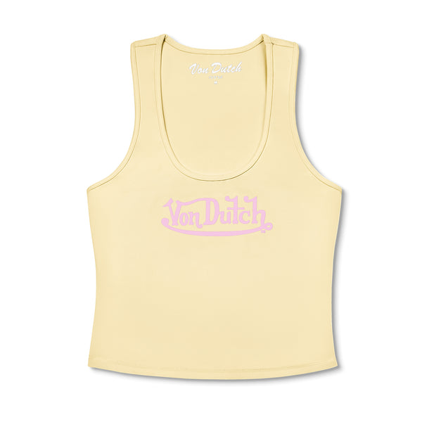 Women's Active Tank Tops - Yellow