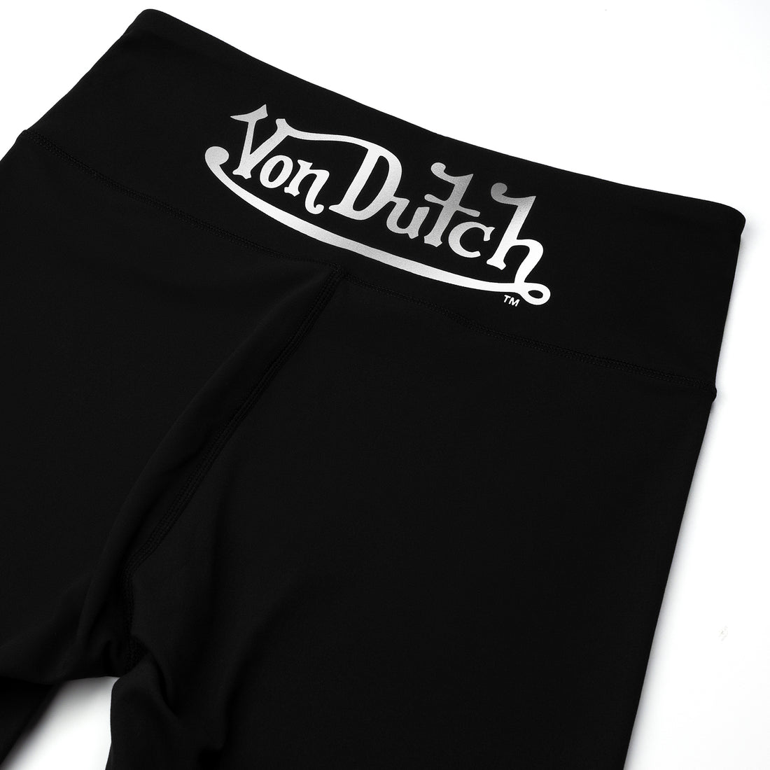 Women's Biker Short - Black w/ Metallic Script — image 6