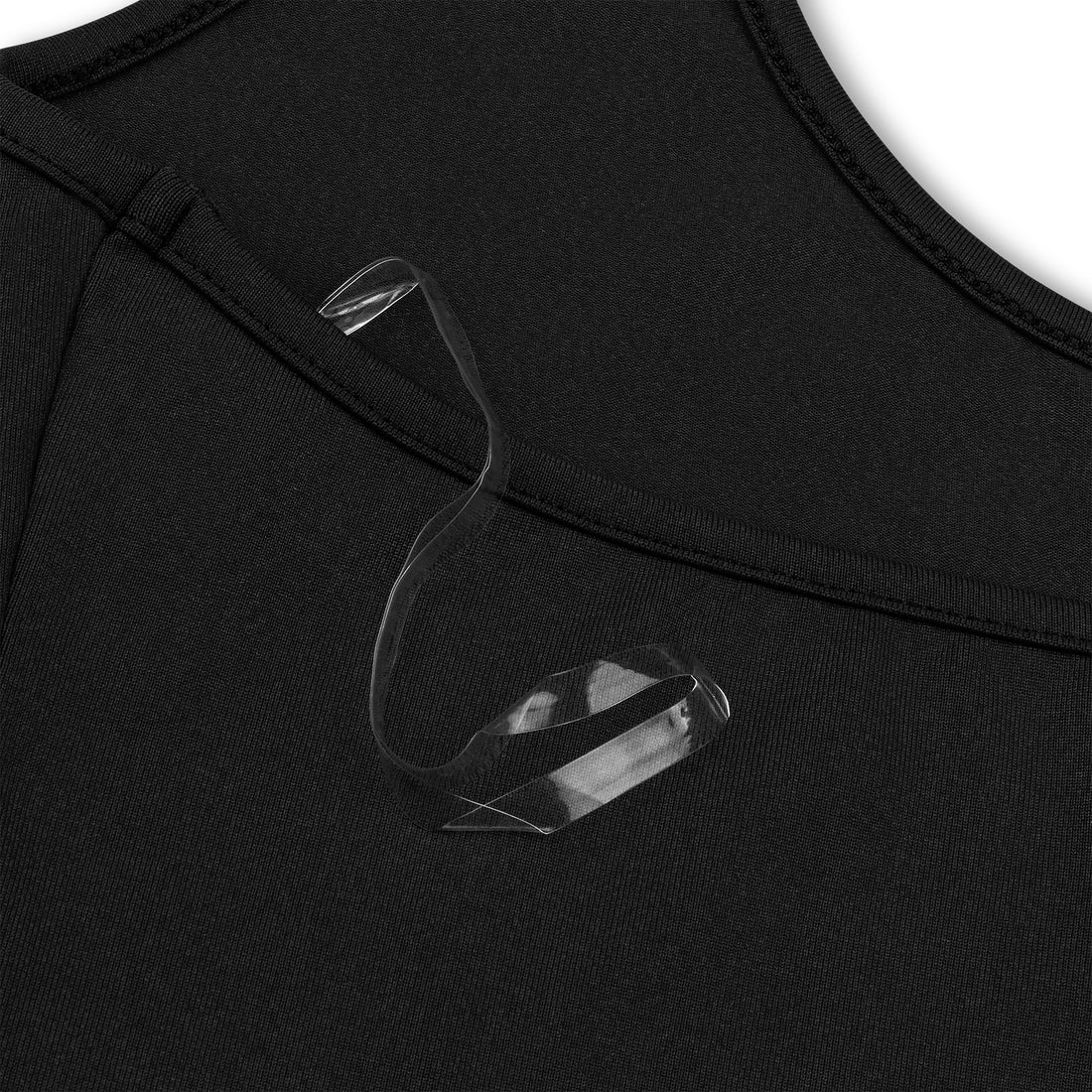 Women's Active Halter Top - Black w/ Red Script — image 7