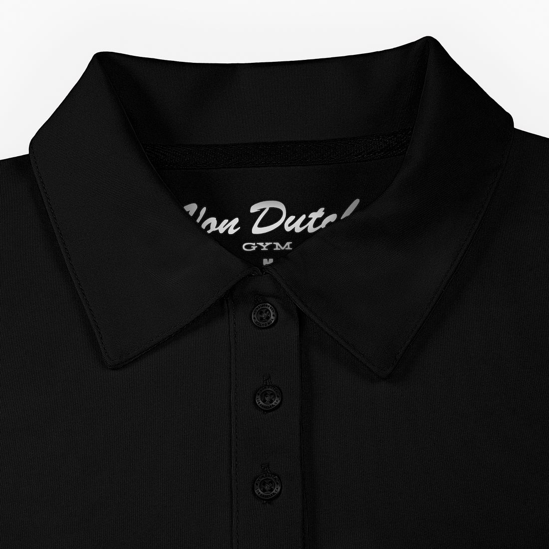 Women's Active Polo Shirt - Black w/ Red Script — image 5