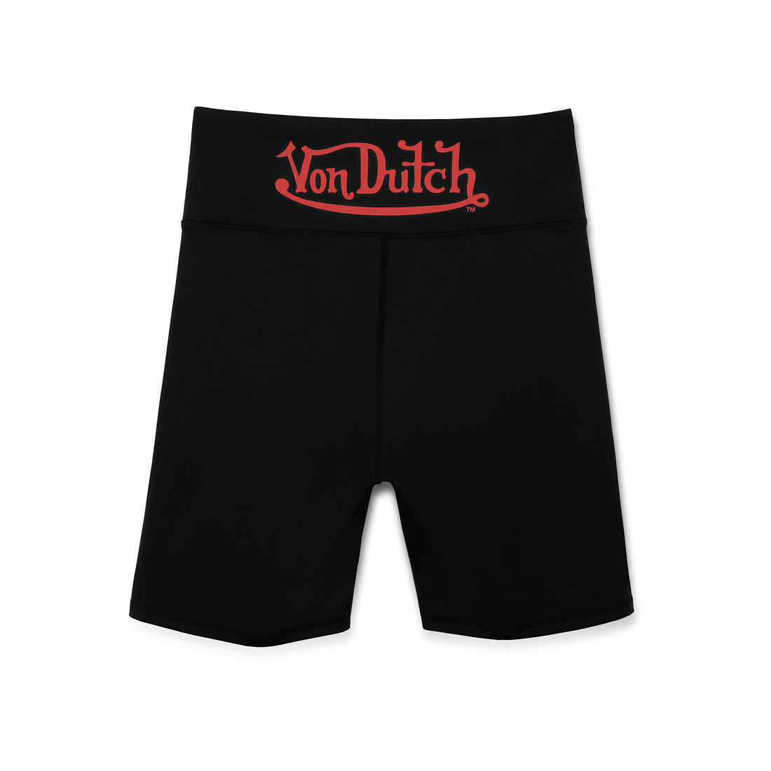 Women's Biker Short - Black w/ Red Script — image 5