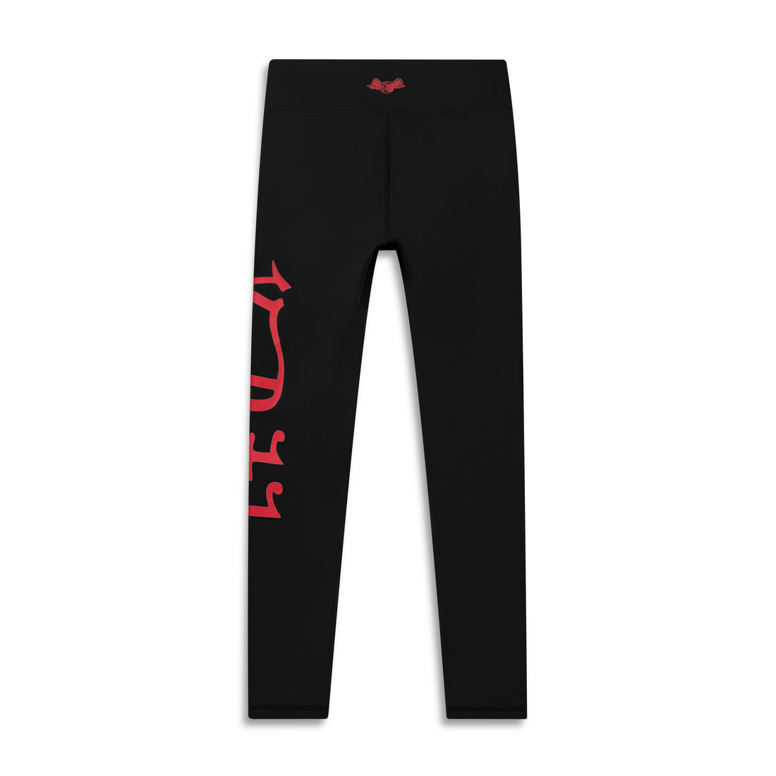 Women's Active Leggings - Black w/ Red Script — image 5