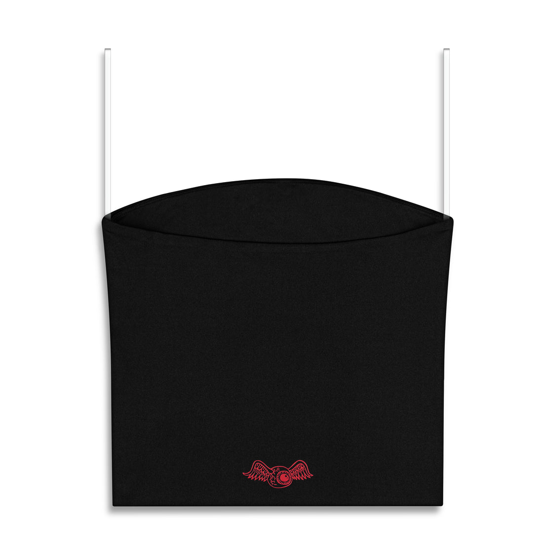 Women's Tube Top - Black w/ Red Script — image 9