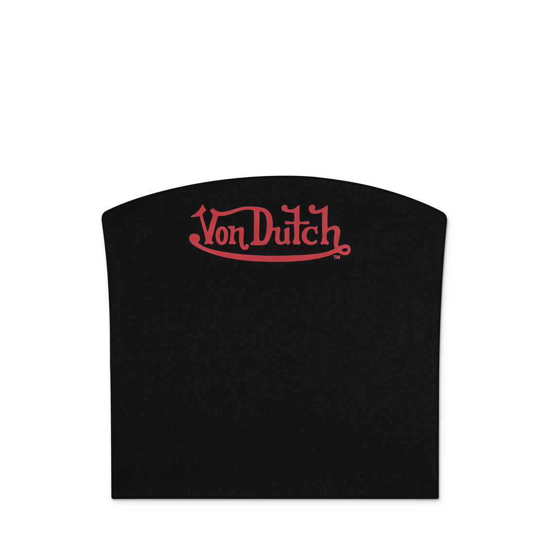 Women's Tube Top - Black w/ Red Script — image 1