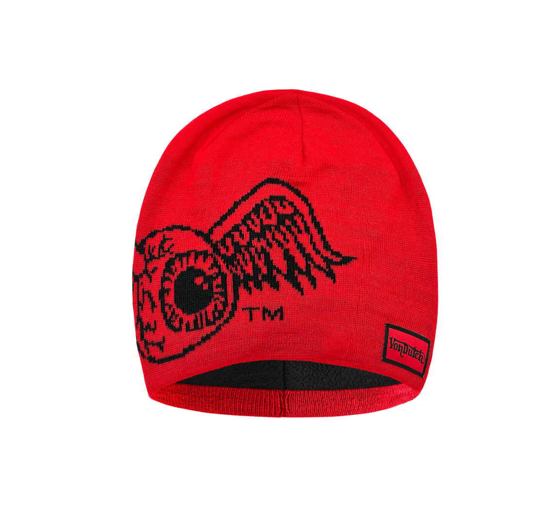 Flying Eye Beanie - Red — image 3