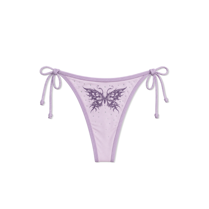 RHINESTONE BIKINI BOTTOM - LAVENDER