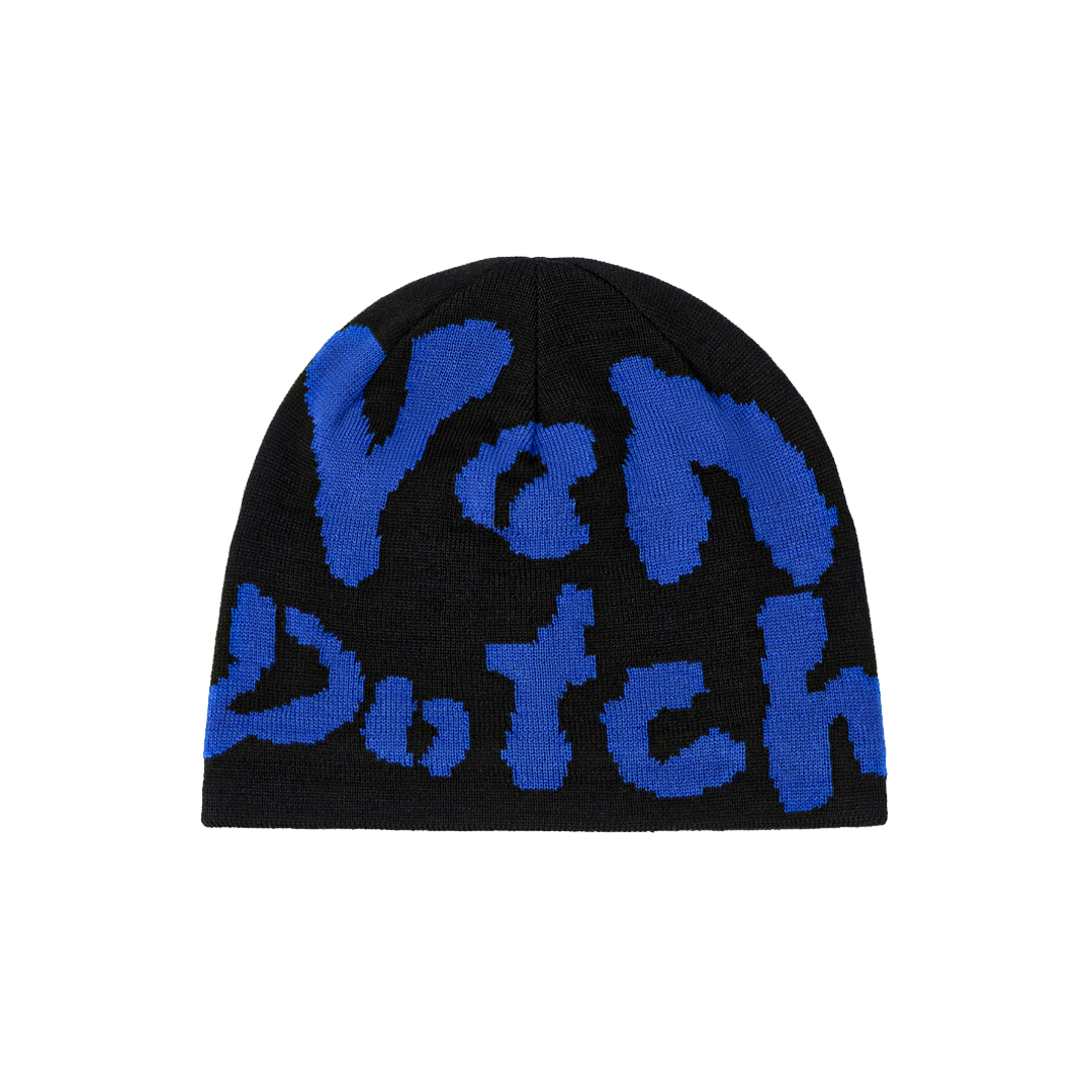 Safari Cheetah Beanie - Blue