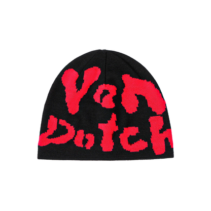 Safari Cheetah Beanie - Red