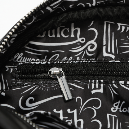 Black & White Cow Print Vegan Pony Hair Bowling Bag