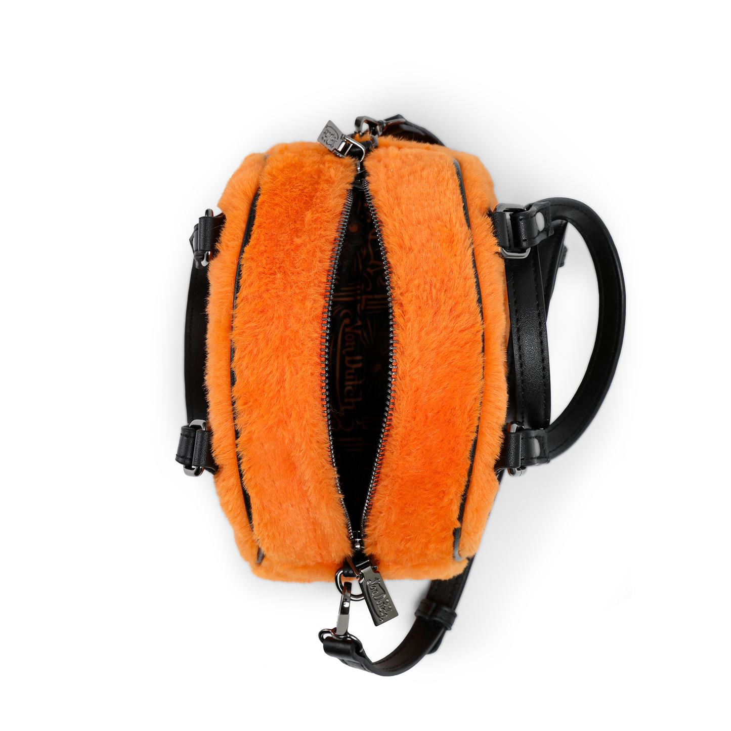 Orange Furry Bowling Bag