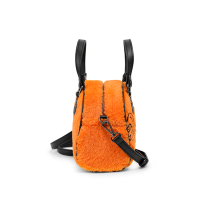 Orange Furry Bowling Bag