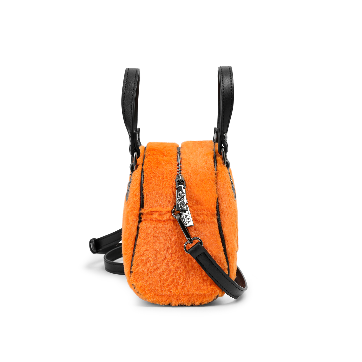 Orange Furry Bowling Bag