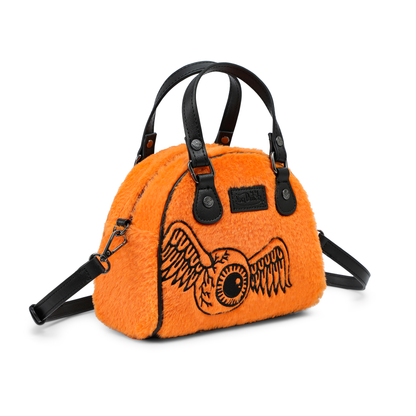 Orange Furry Bowling Bag