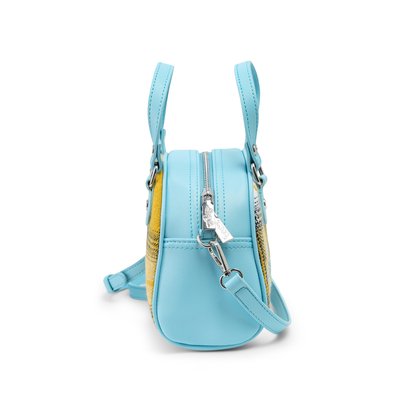 Plaid & Blue Bowling Bag