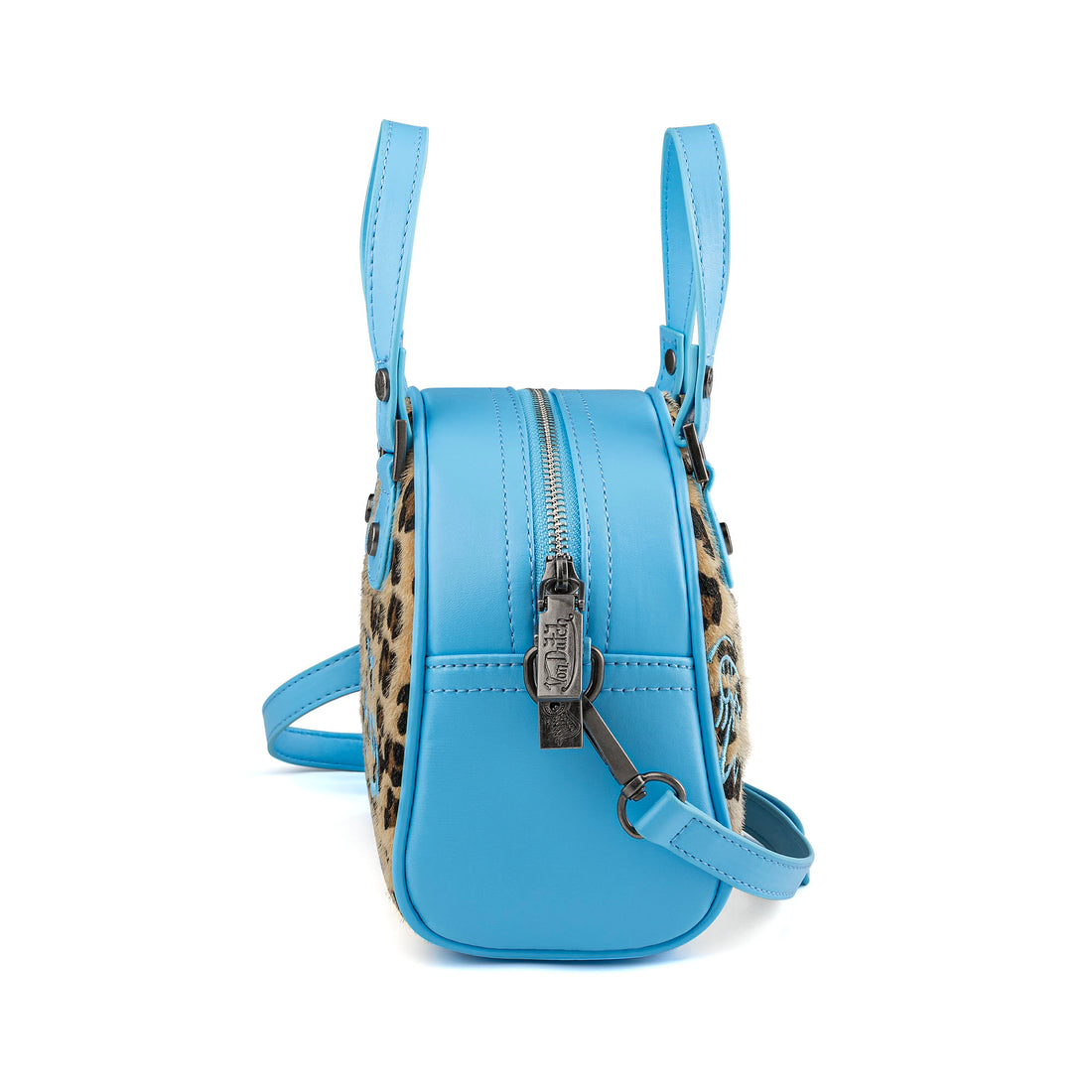 Light Blue Leopard Bowling Bag — image 4