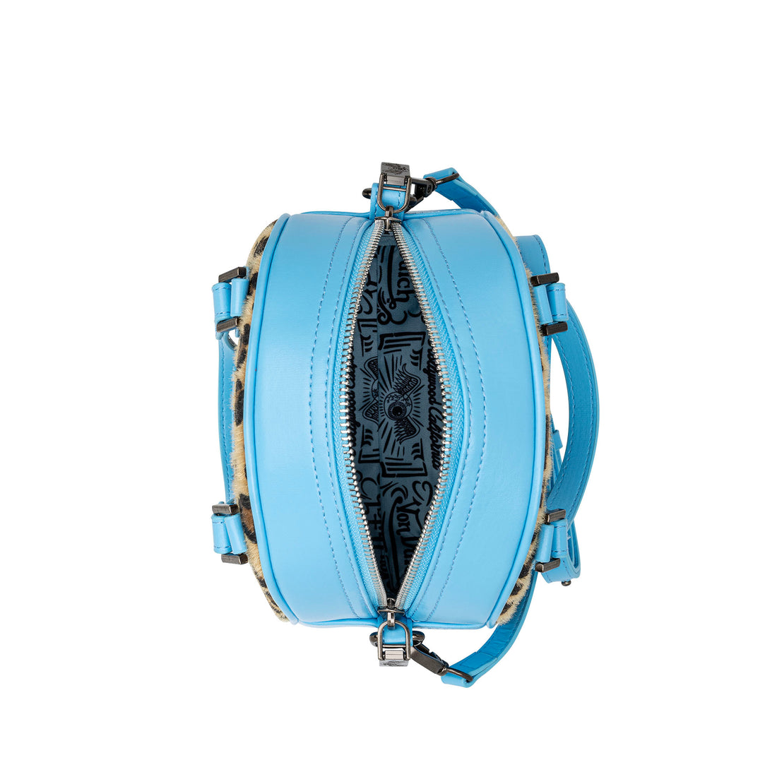 Light Blue Leopard Bowling Bag — image 5