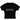 Von Dutch Black and Clear Retro Rhinestone Baby Tee