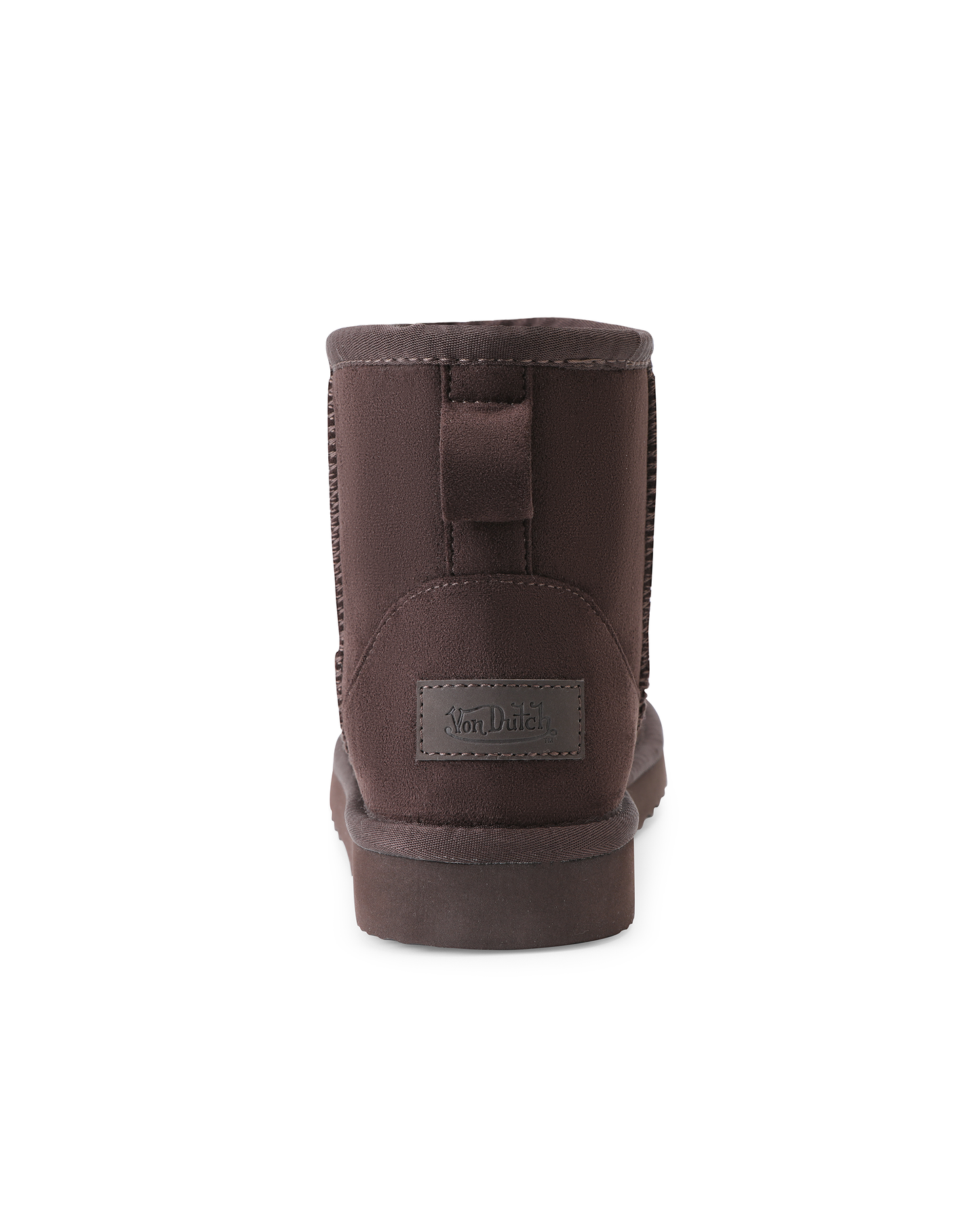 RHINESTONE SHEARLING BOOT - MOCHA