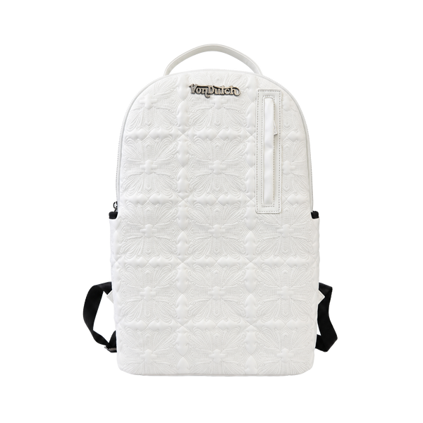 Large White Chopper Backpack