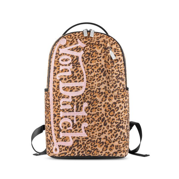 (PRE-ORDER)Large Sized Cheetah Print Backpack