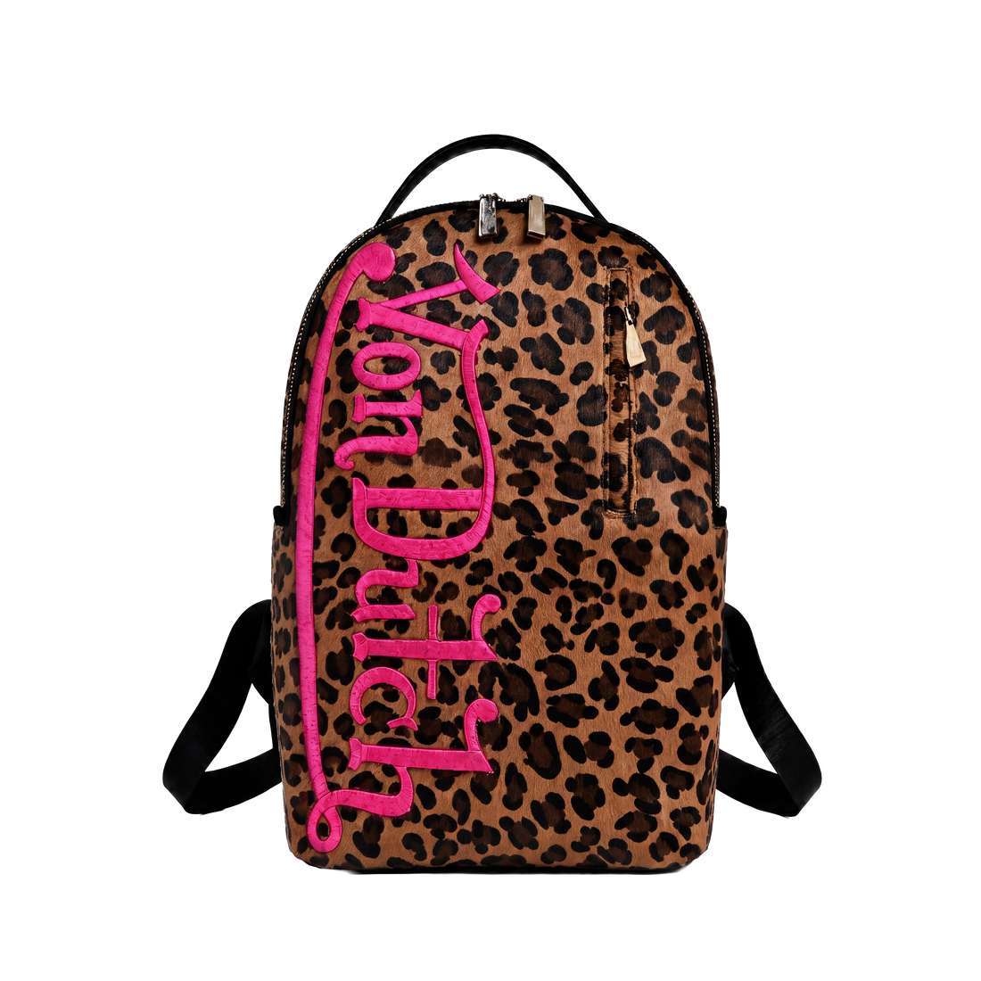 Large Sized Leopard Print Backpack — image 1