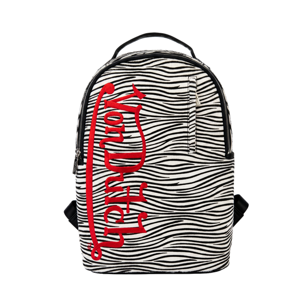 Large Sized Zebra Print Backpack