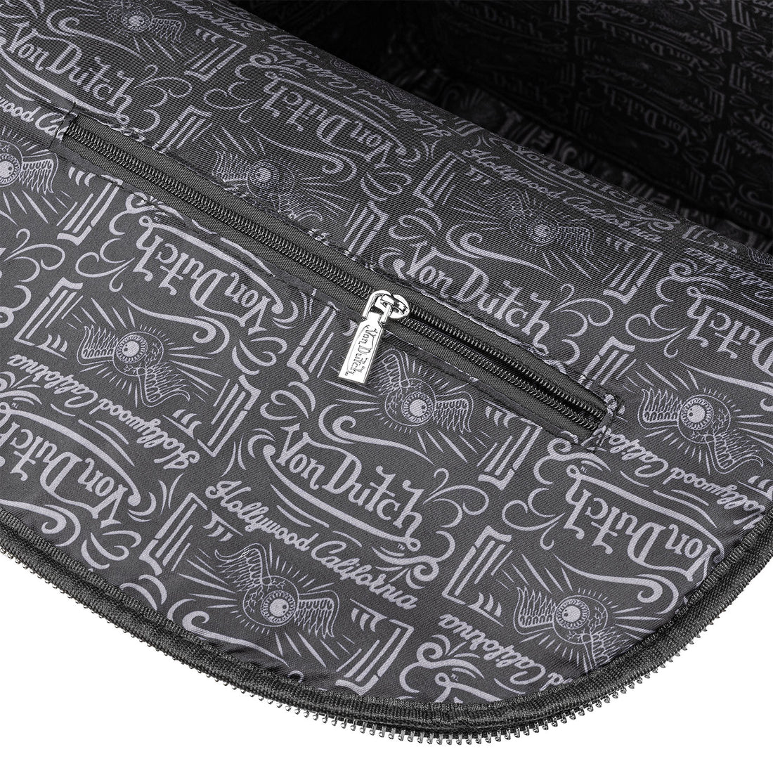Large Sized Black Multi-Patch Backpack — image 6